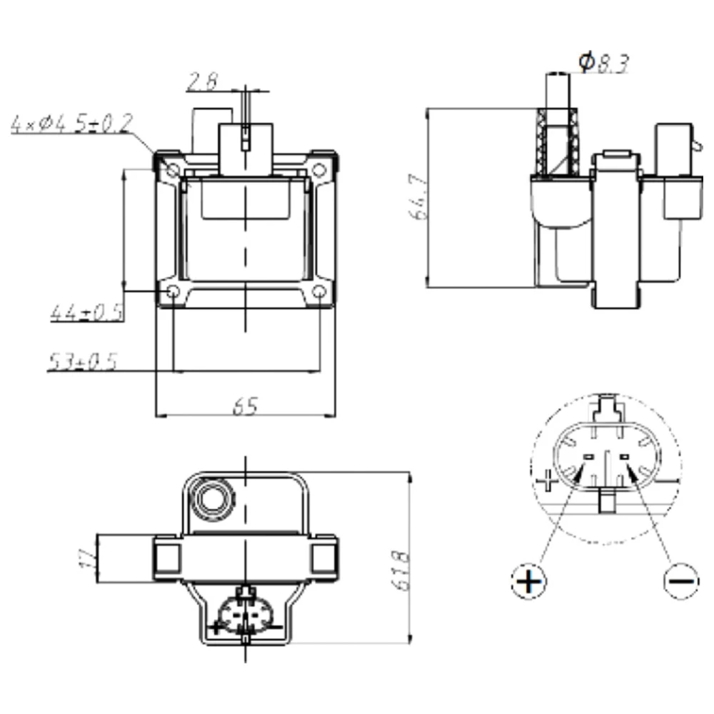 Zündspule passend für: Moto Guzzi California, Nevada, Breva, Du
