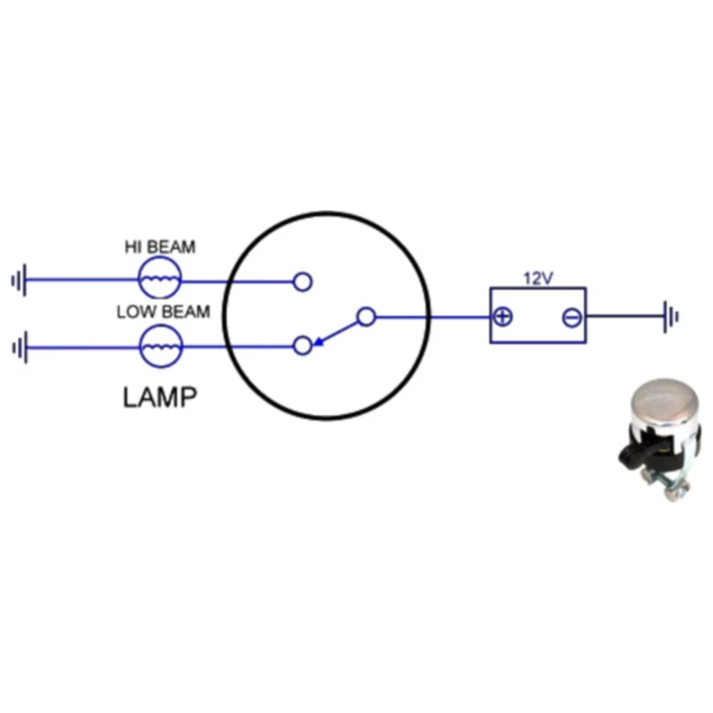 Lichtschalter 2 Wege für 22mm Lenker_1