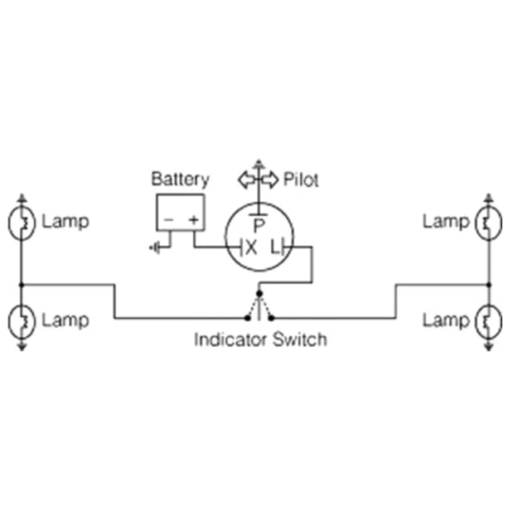 Blinkrelais mechanisch 6V 3 polig_0