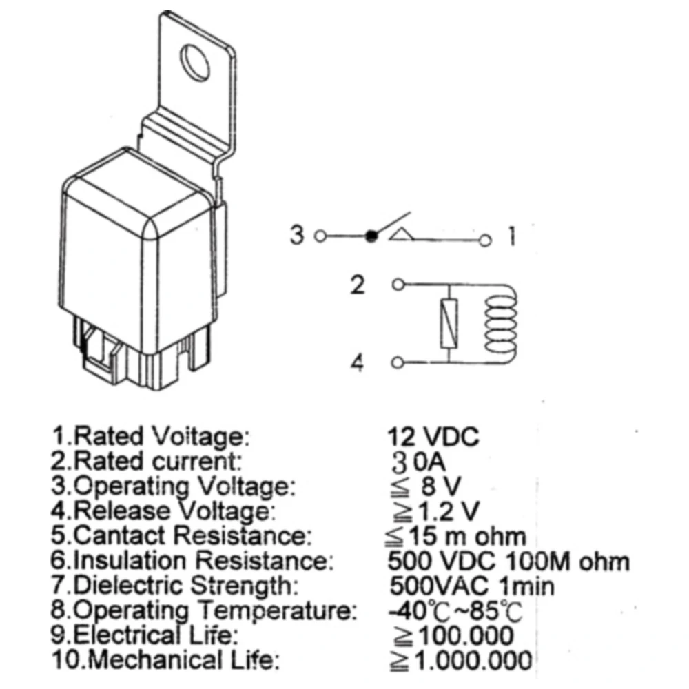 Universal Schaltrelais 12V für Motorräder_0