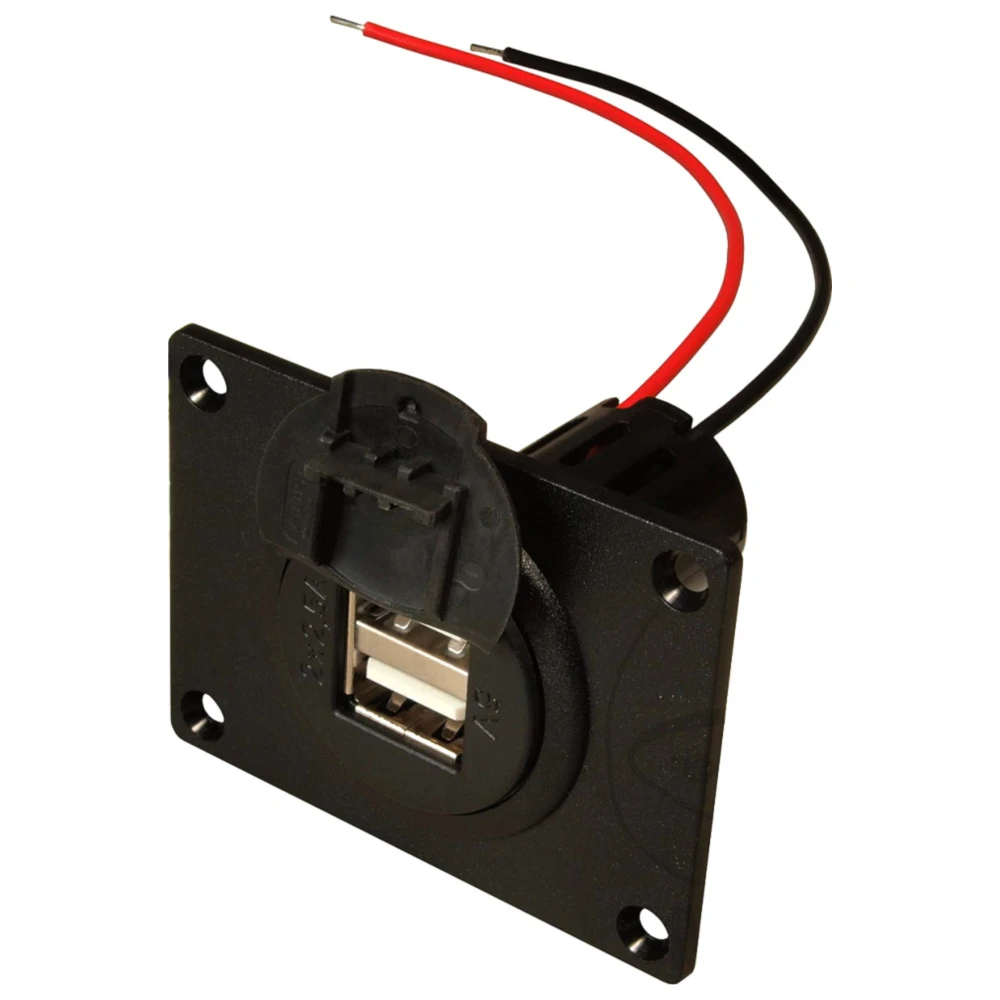 Einbausteckdose Power USB mit Deckel M+S_0