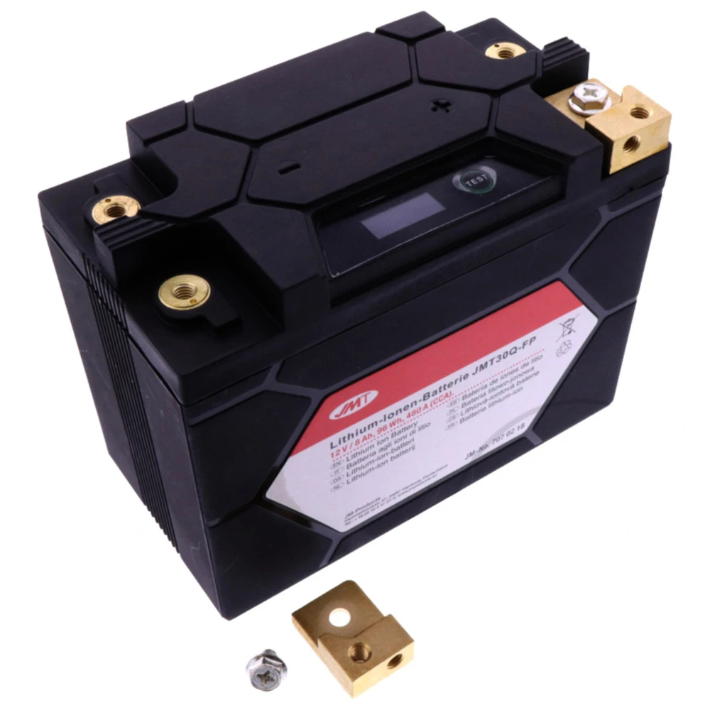 Batterie Motorrad JMT30Q - FP JMT Lithium - Ionen mit Anzeige p