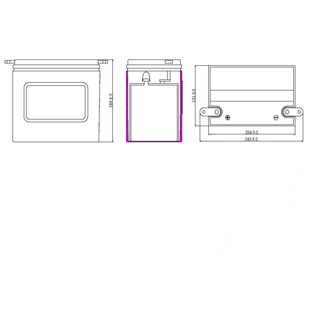 Batterie Premium VTB-7 V-Twin JMT für Motorräder_0