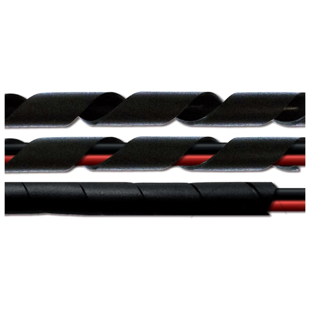 Spiral Schlauch schwarz 1.5 Meter für Kabel_0