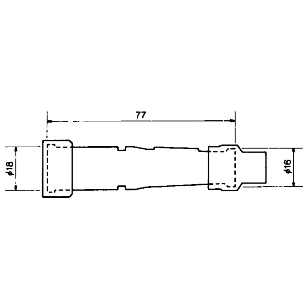 Zündkerzenstecker SD05F schwarz NGK passend für: Honda CB, XL,