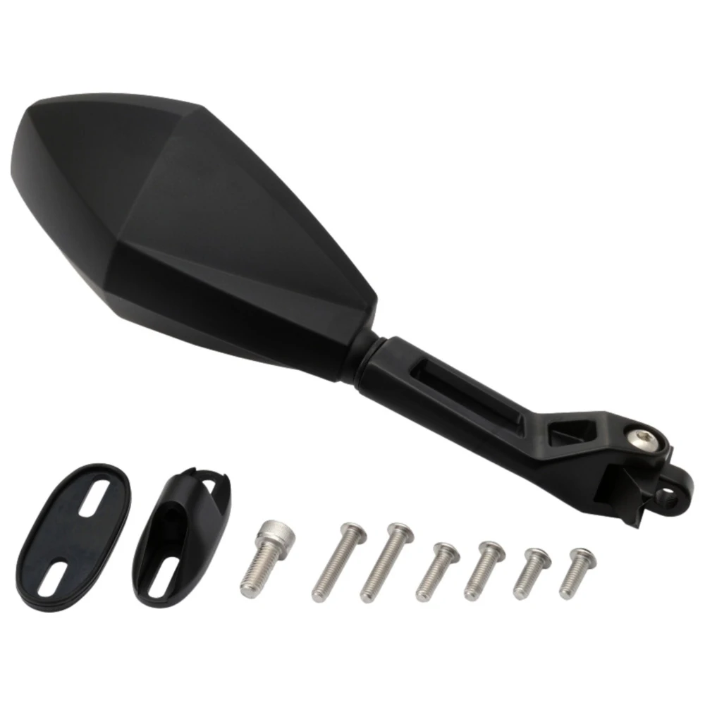 Rechter schwarzer Universal-Spiegel für Motorräder_2
