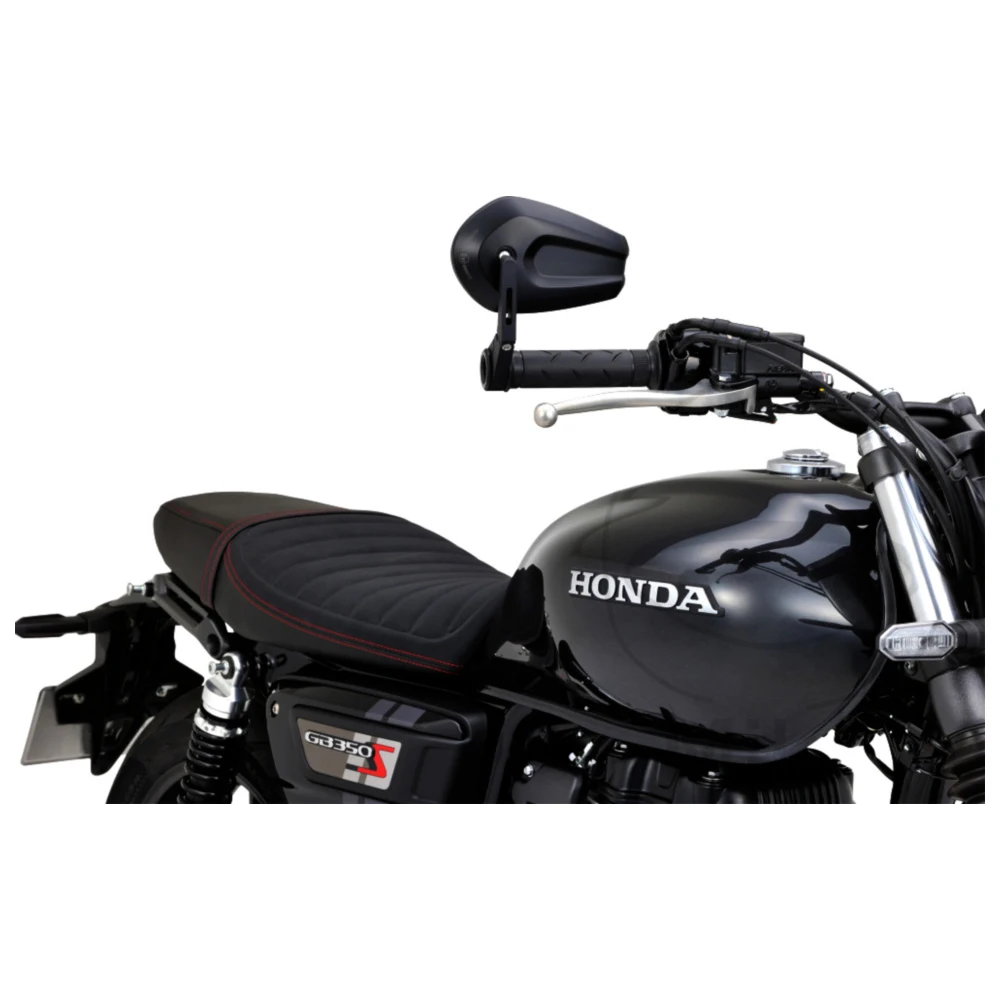 Lenkerendenspiegel schwarz für Motorräder_0