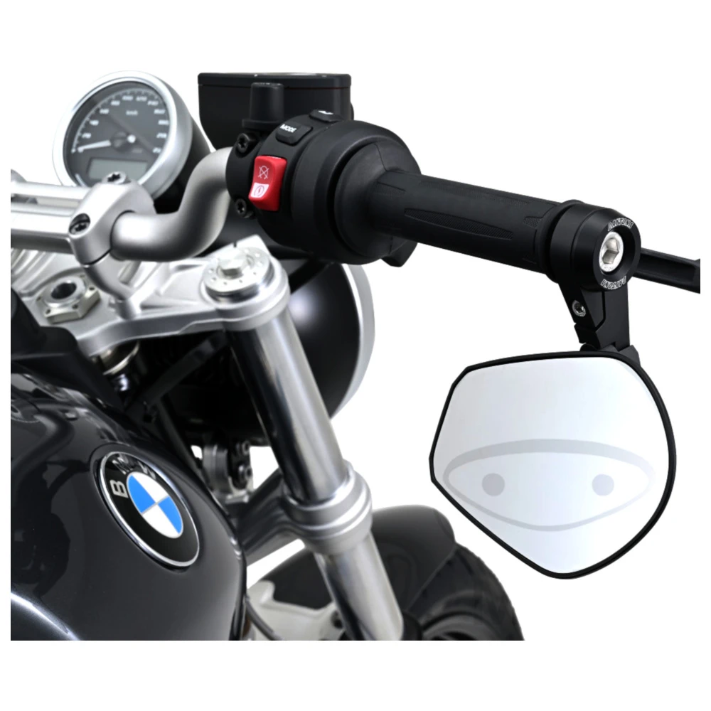 Lenkerendenspiegel schwarz für Motorräder Daytona_1