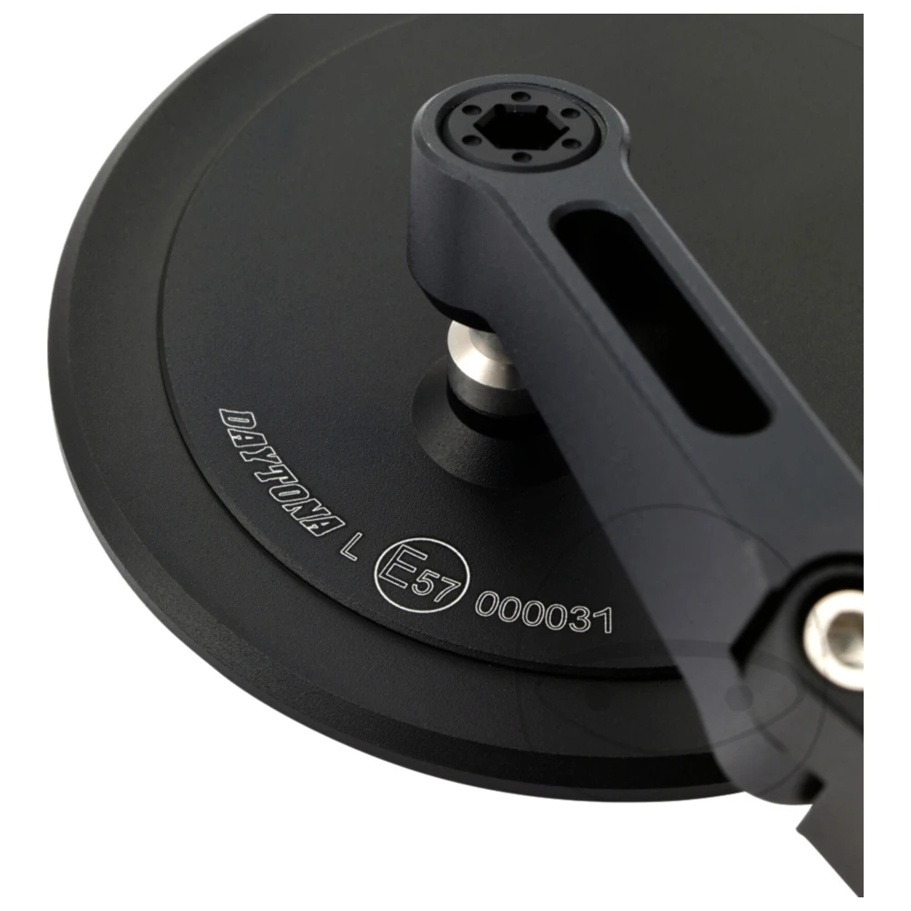 Lenkerendenspiegel für Motorräder schwarz Daytona_1