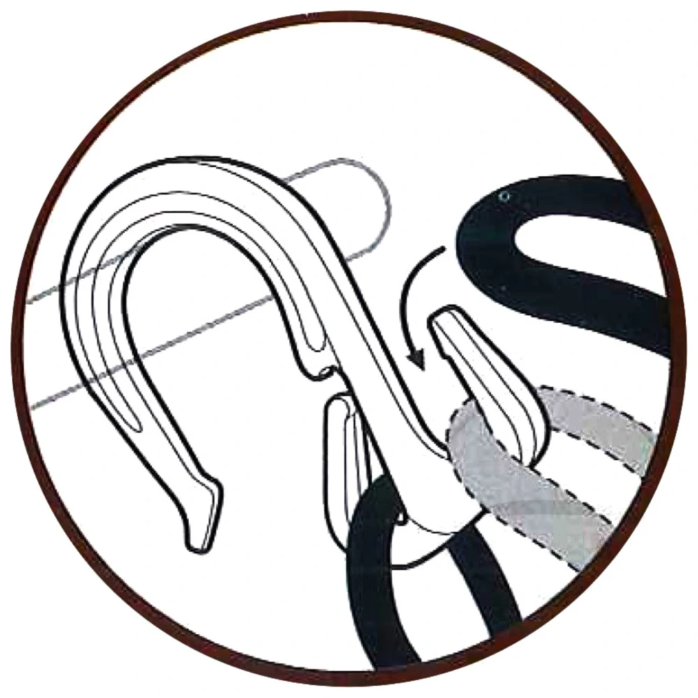 Gepäcknetz schwarz 40x40cm mit 6 Plastikhaken_1