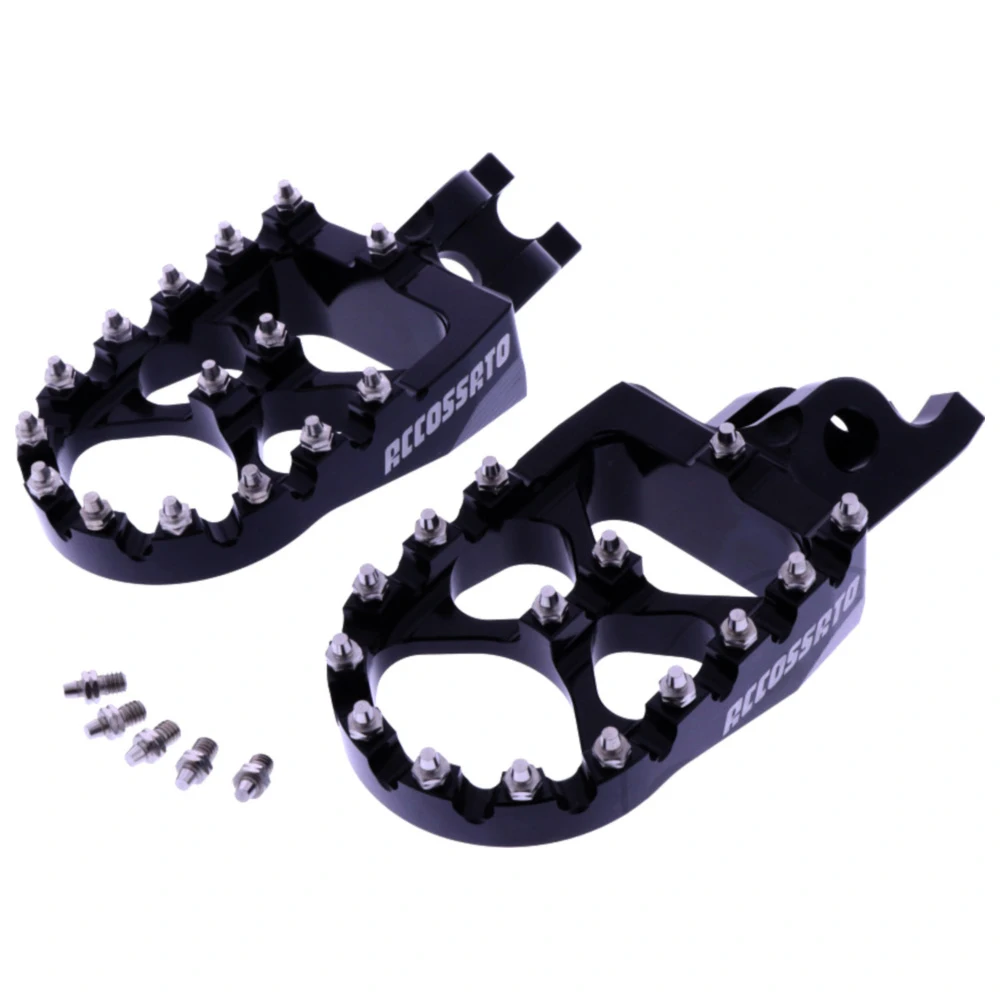 Fussrasten Satz schwarz Accossato Motocross passend für: Honda