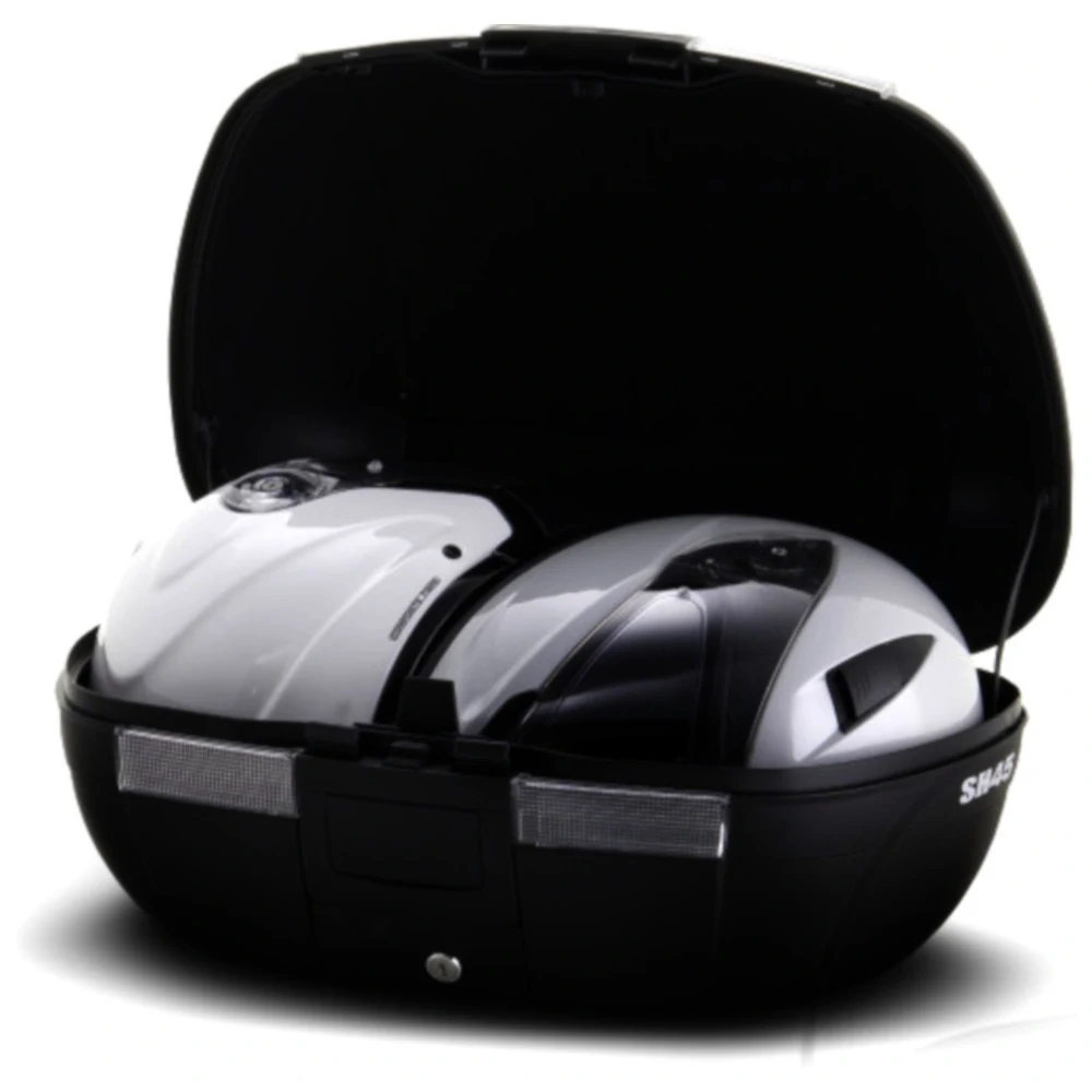 Topcase schwarz 45 Liter Shad SH45 mit Trägerplatte passend für