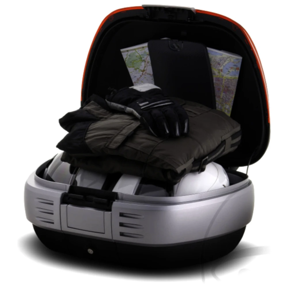 Topcase schwarz 50 Liter Shad SH50 mit Trägerplatte passend für