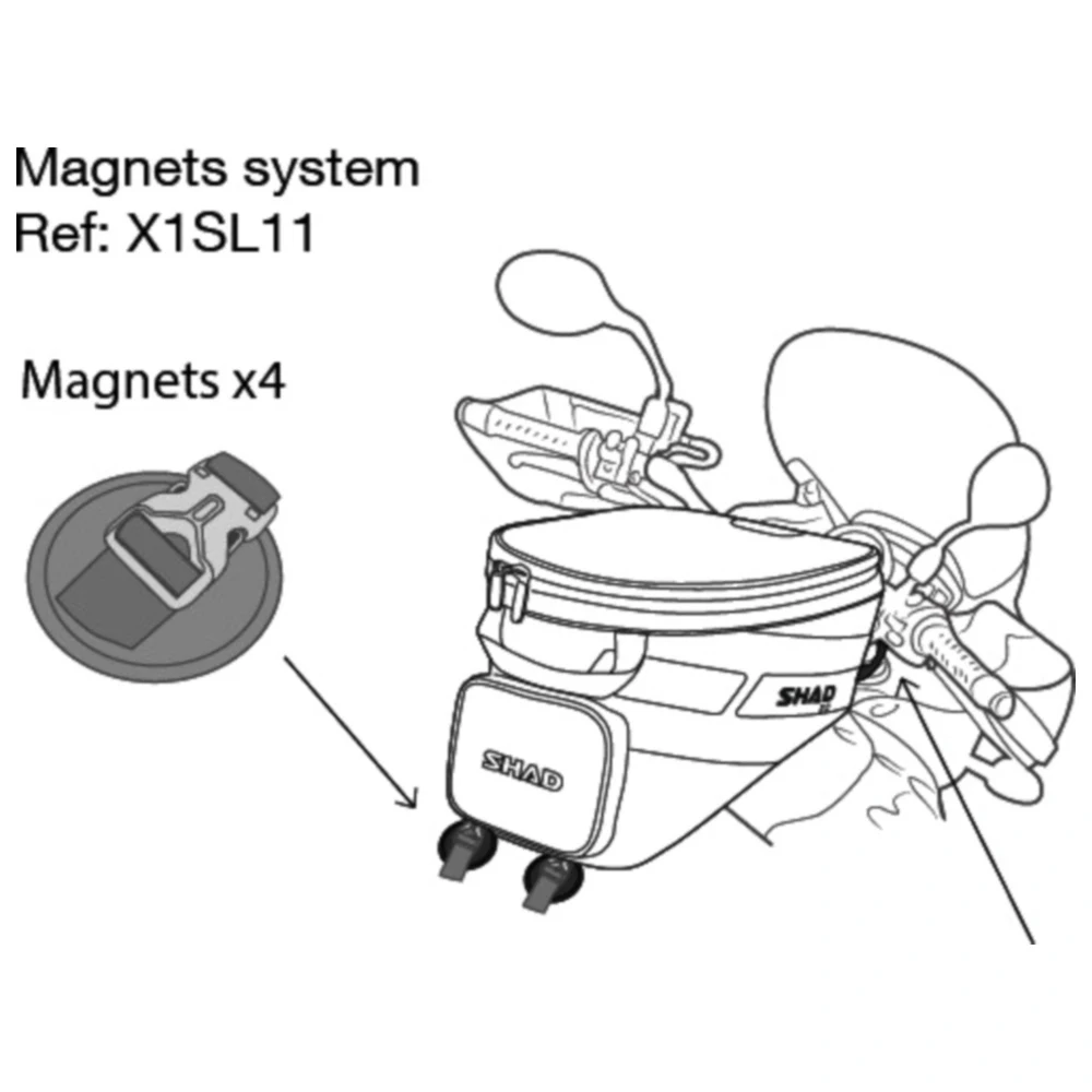 Magnethalterung Set für SL23B_0