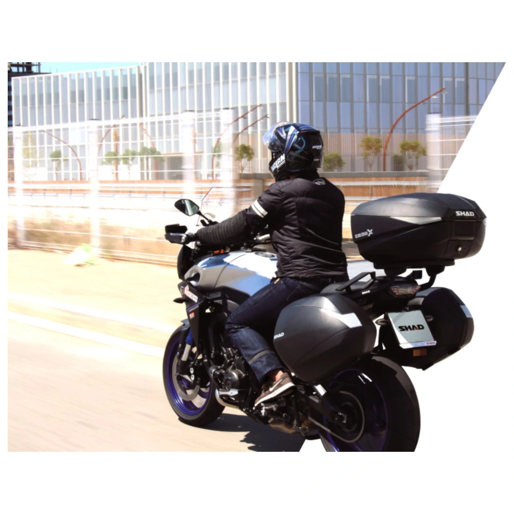 Topcase Carbon 46 - 58L Shad SH58X mit Trägerplatte passend für