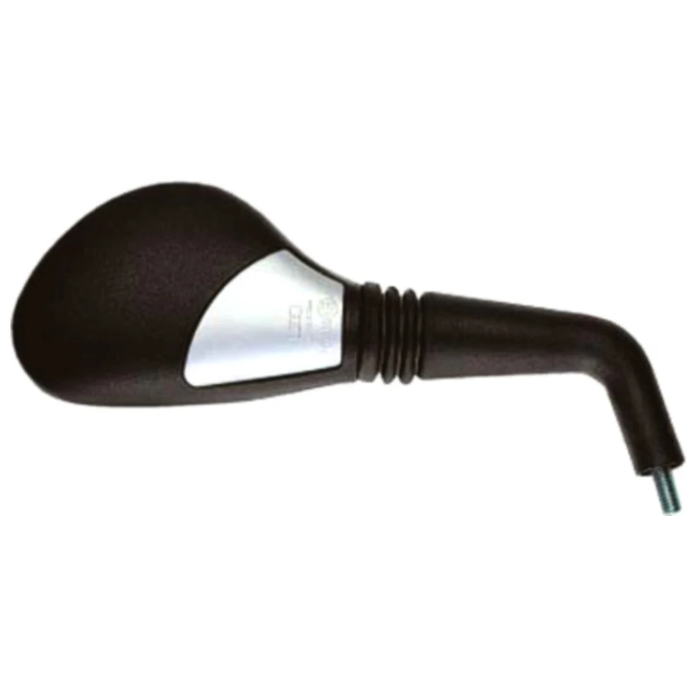 Spiegel oval schwarz/silber rechts passend für: MBK YQ, Yamaha