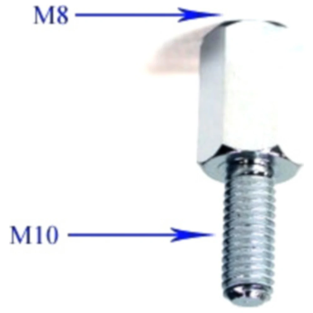 Spiegeladapter M10X1.25 Rechtsgewinde zu M8 für Motorräder_0
