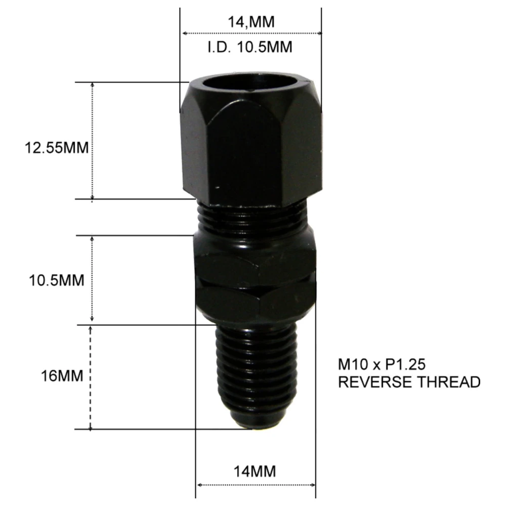 Spiegeladapter M10x1,25 links für verschiedene Modelle_0