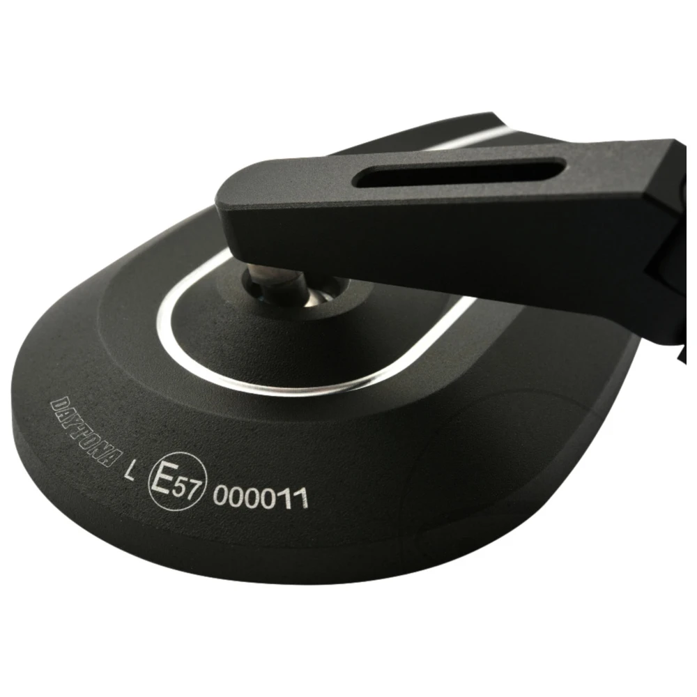 Lenkerendenspiegel Alu schwarz Daytona kurz_1