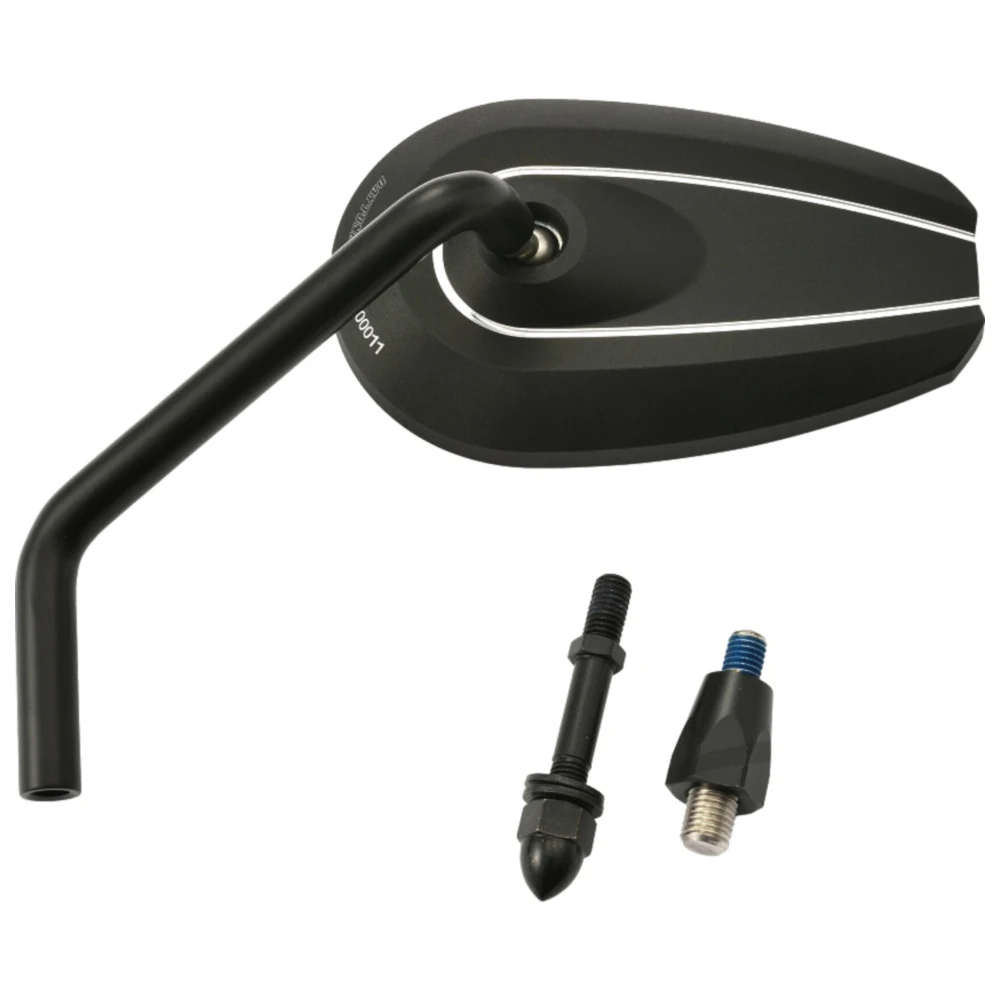 Spiegel schwarz Universal Daytona links Alu_0