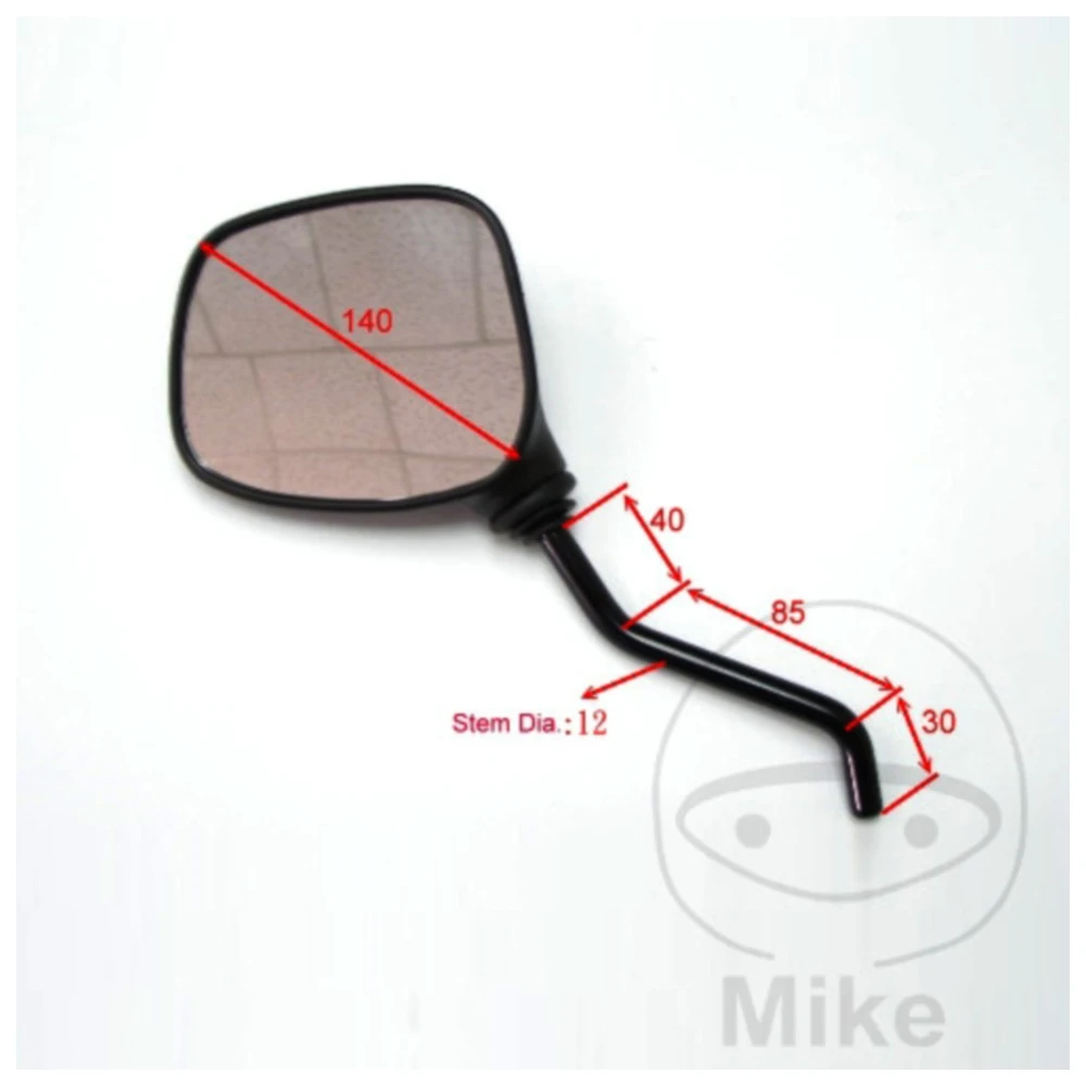 Spiegel schwarz links JMP passend für: Aprilia Pegaso, ETX_0