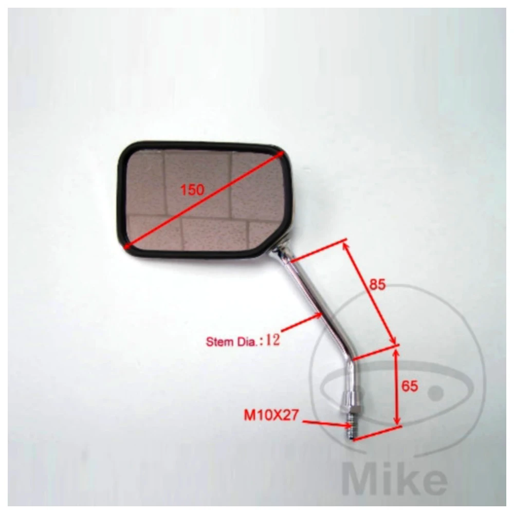 Spiegel chrom links JMP passend für: Honda CBF, CB_0