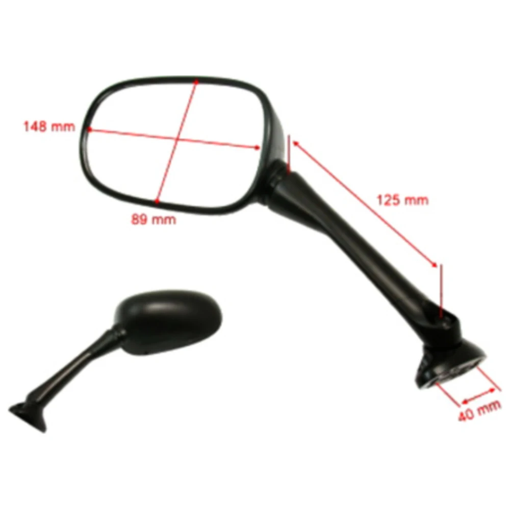 Spiegel schwarz links JMP passend für: Honda CBF 7134653_0