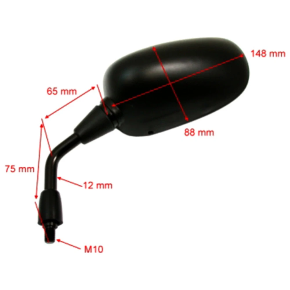 Spiegel schwarz rechts JMP passend für: Honda CB_0