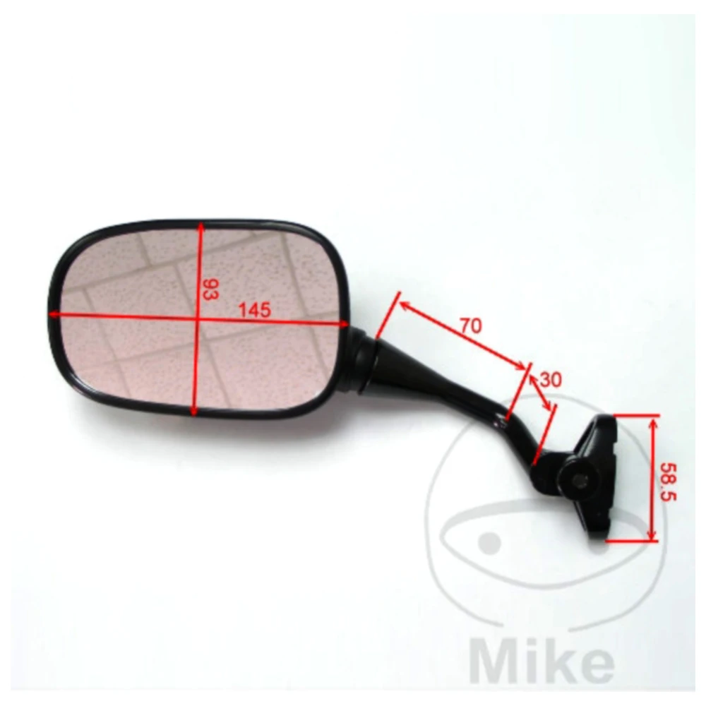 Spiegel schwarz rechts JMP passend für: Honda CBF_0