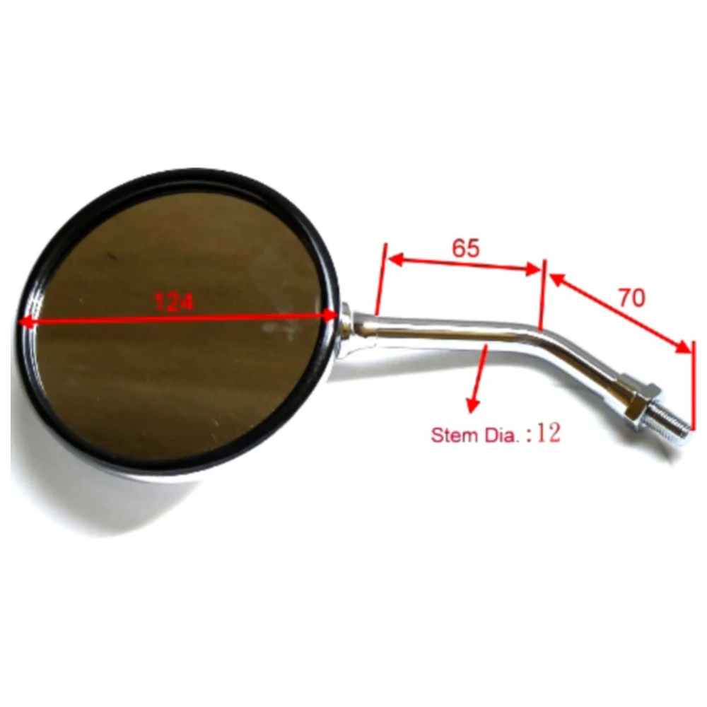 Spiegel chrom links\rechts JMP passend für: Honda CB, GL, CX_0