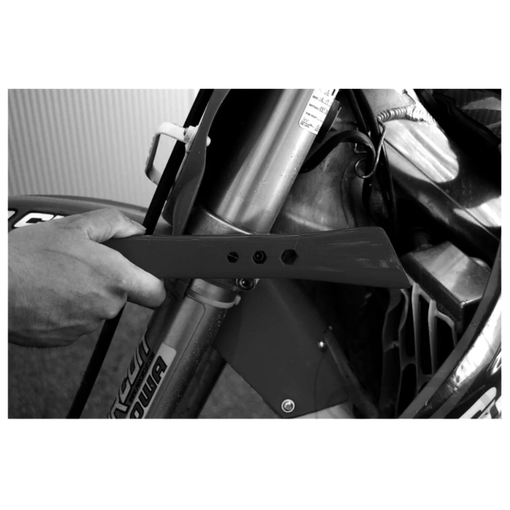 Schlammspachtel schwarz passend für: Honda CRF, CR, XR, Kawasak