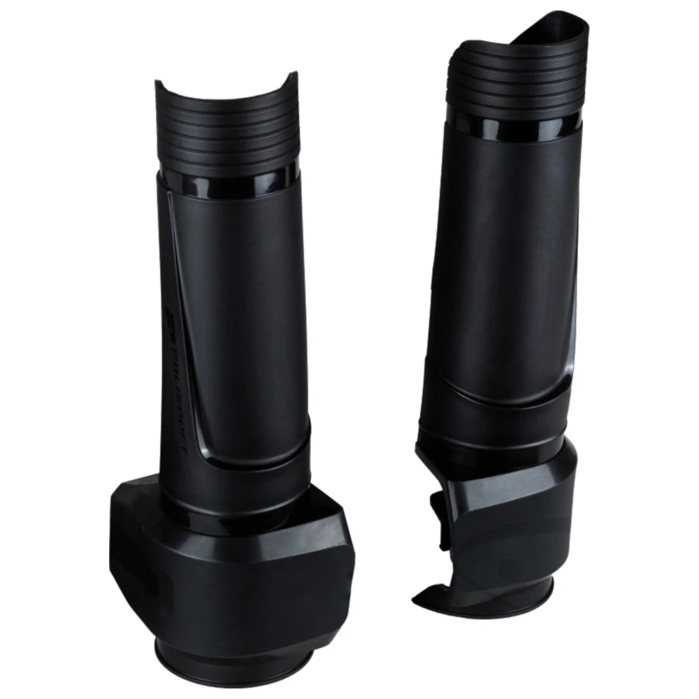 Gabelprotektor Satz Universal schwarz unten für Motorräder_0