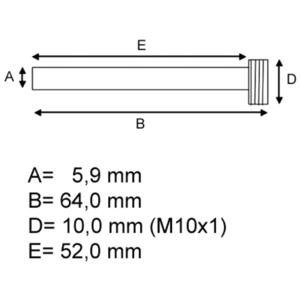 Gleitstift Satz Bremsklotz Tourmax passend für: Honda CR, XR, C