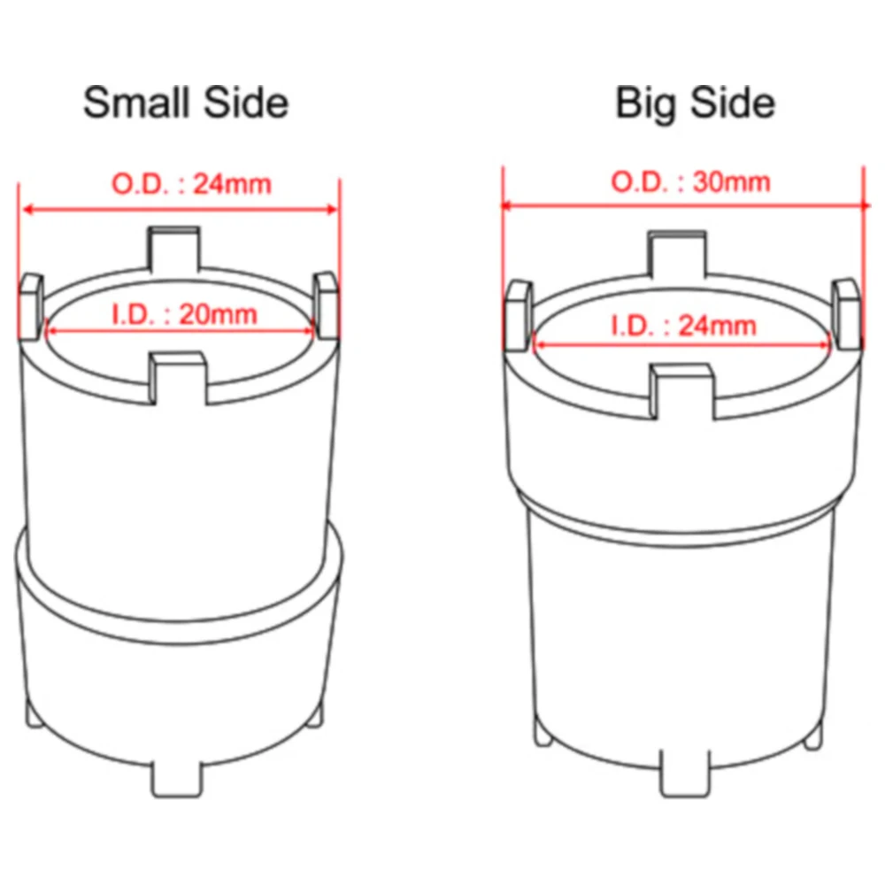 Nutmutternschlüssel für Motorräder 20/24 mm_0