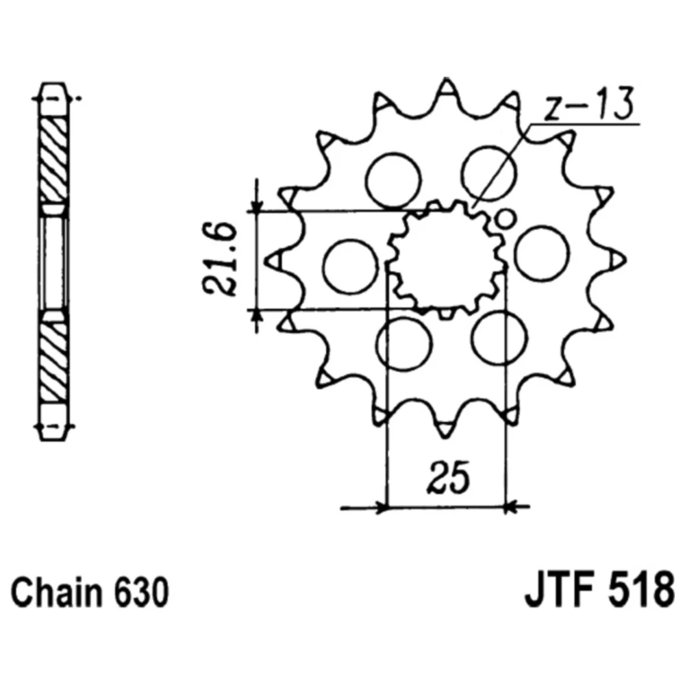 Ritzel 15Z M RINGEN feinverzahnt für Motorräder_0