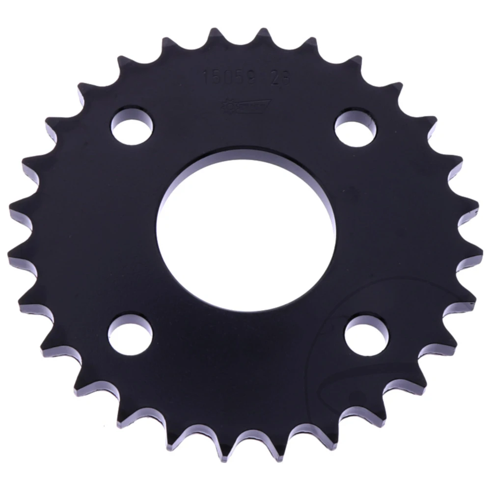 Kettenrad 28Z Teilung 428 schwarz Innendurchmesser 044 Lochkrei