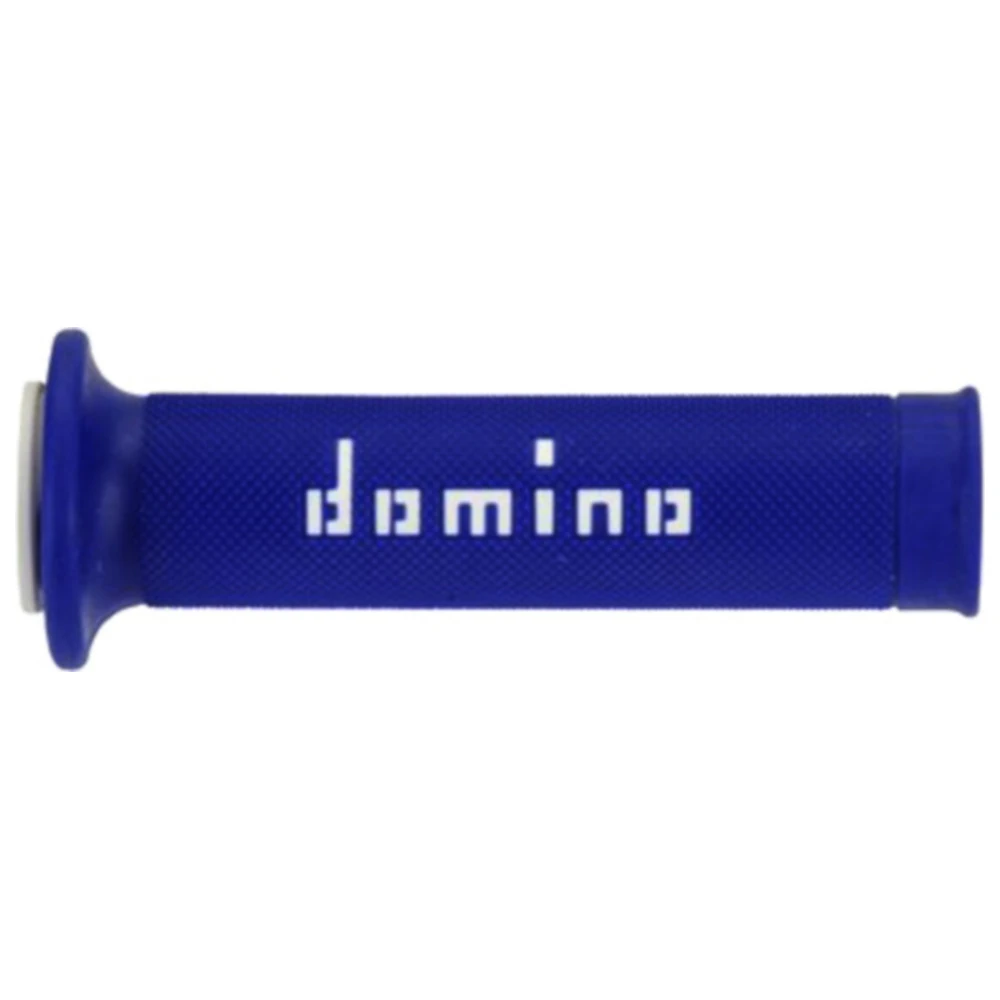 Griffgummi blau/weiß für Motorräder 22/26 mm offen_0