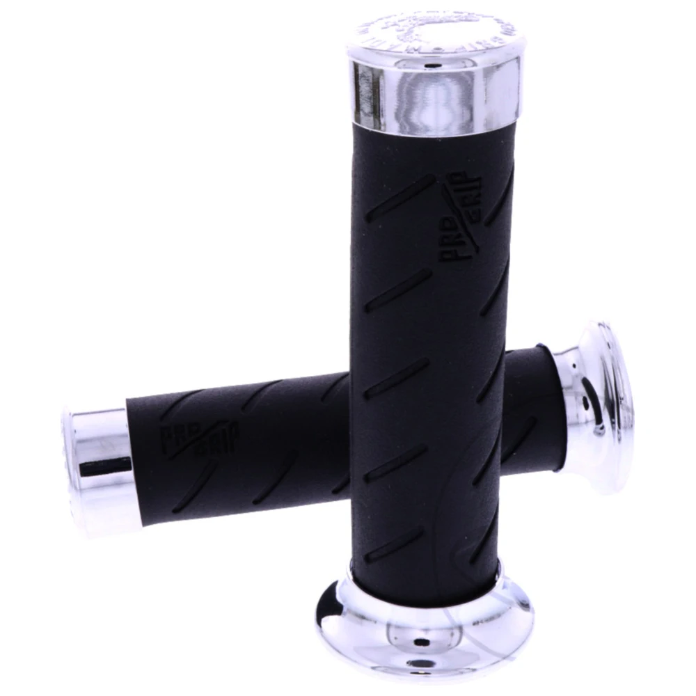 Griffgummi 862 schwarz/chrom D. 24/28 mm geschlossen. passend f