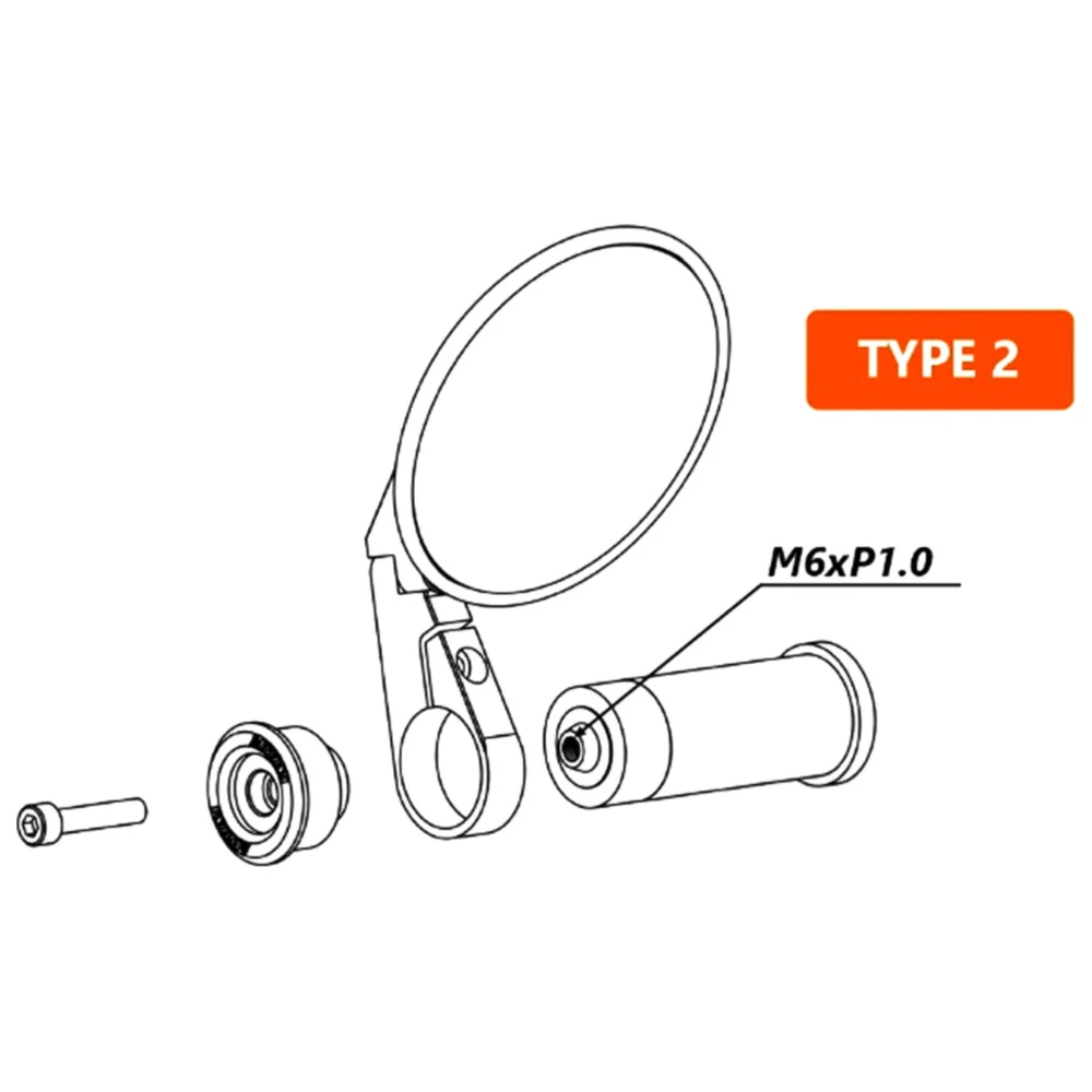 Lenkerenden Aluminium schwarz für Yamaha Daytona 2_1