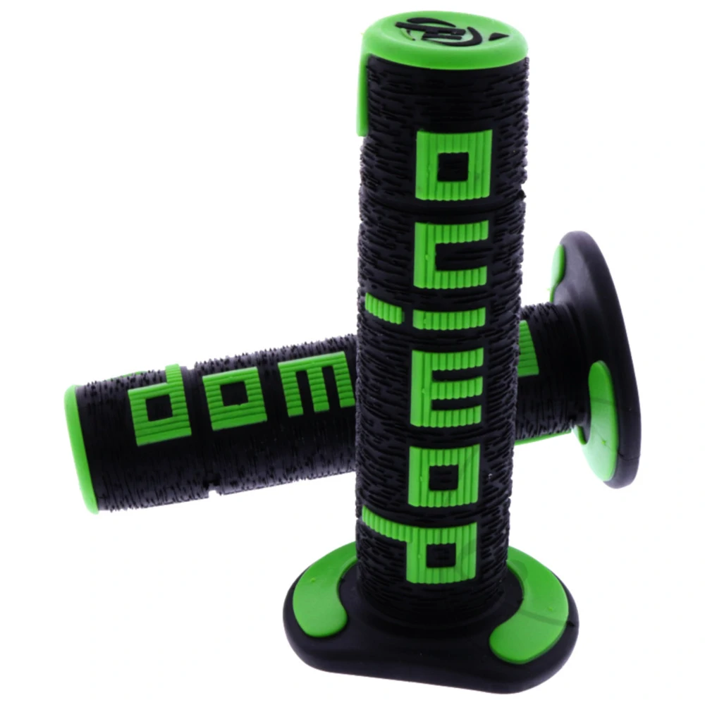 Griffgummi A360 schwarz/grün für Motorräder 22 / 26 mm_0
