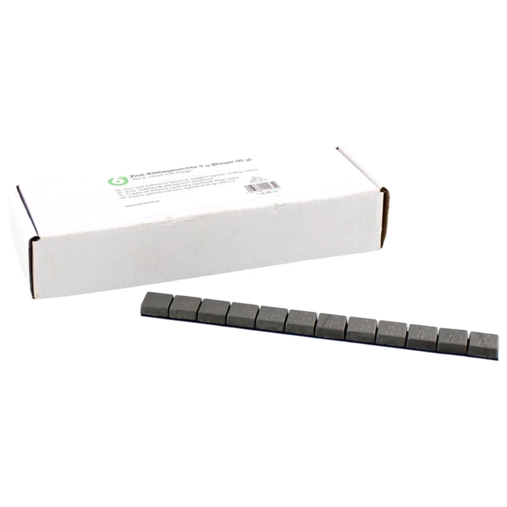 Klebegewicht Zink selbstklebend 60G 5g Inhalt 20 Stück silber m