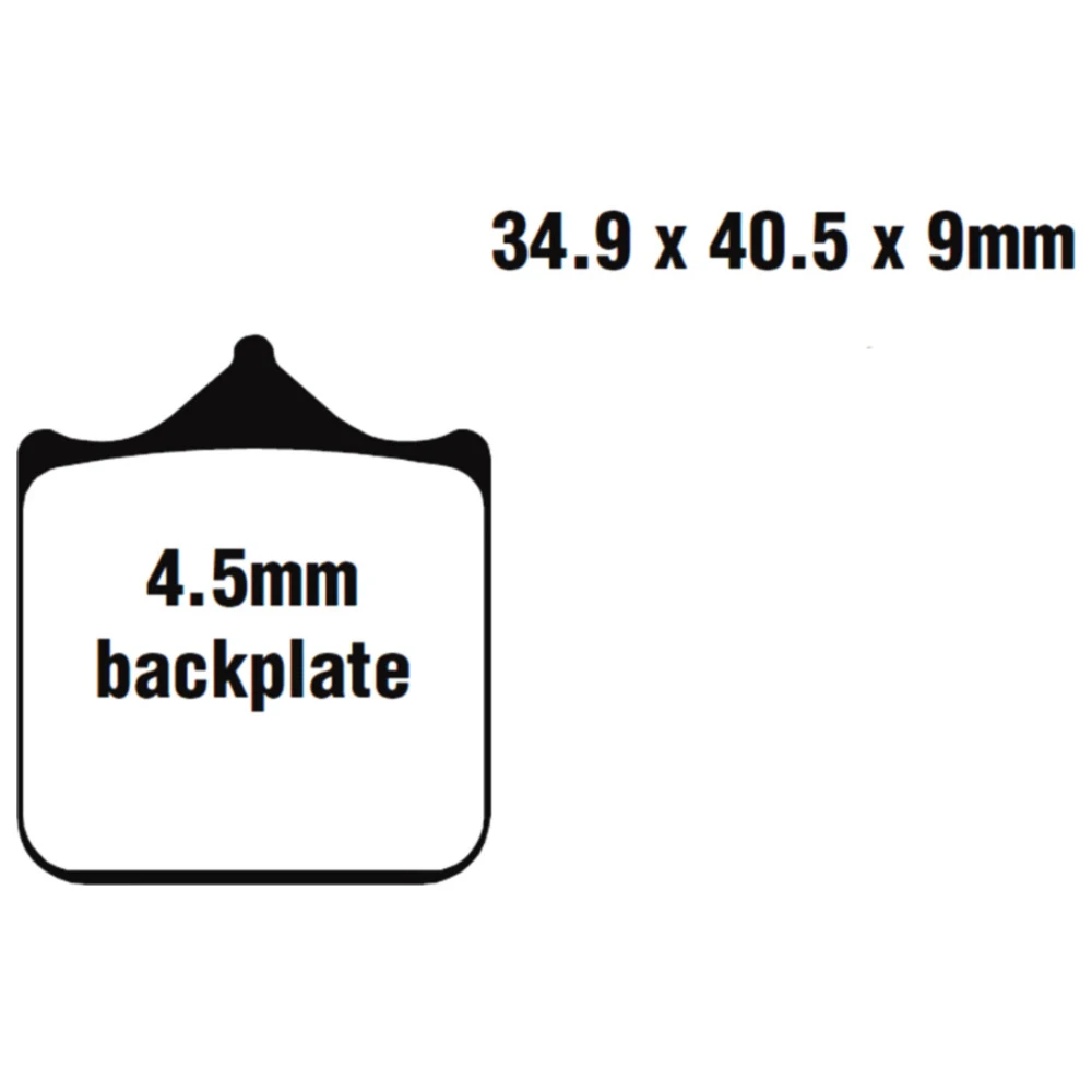 Bremsklotz Sinter GPFAX EBC Alternative: 7870298 passend für: T