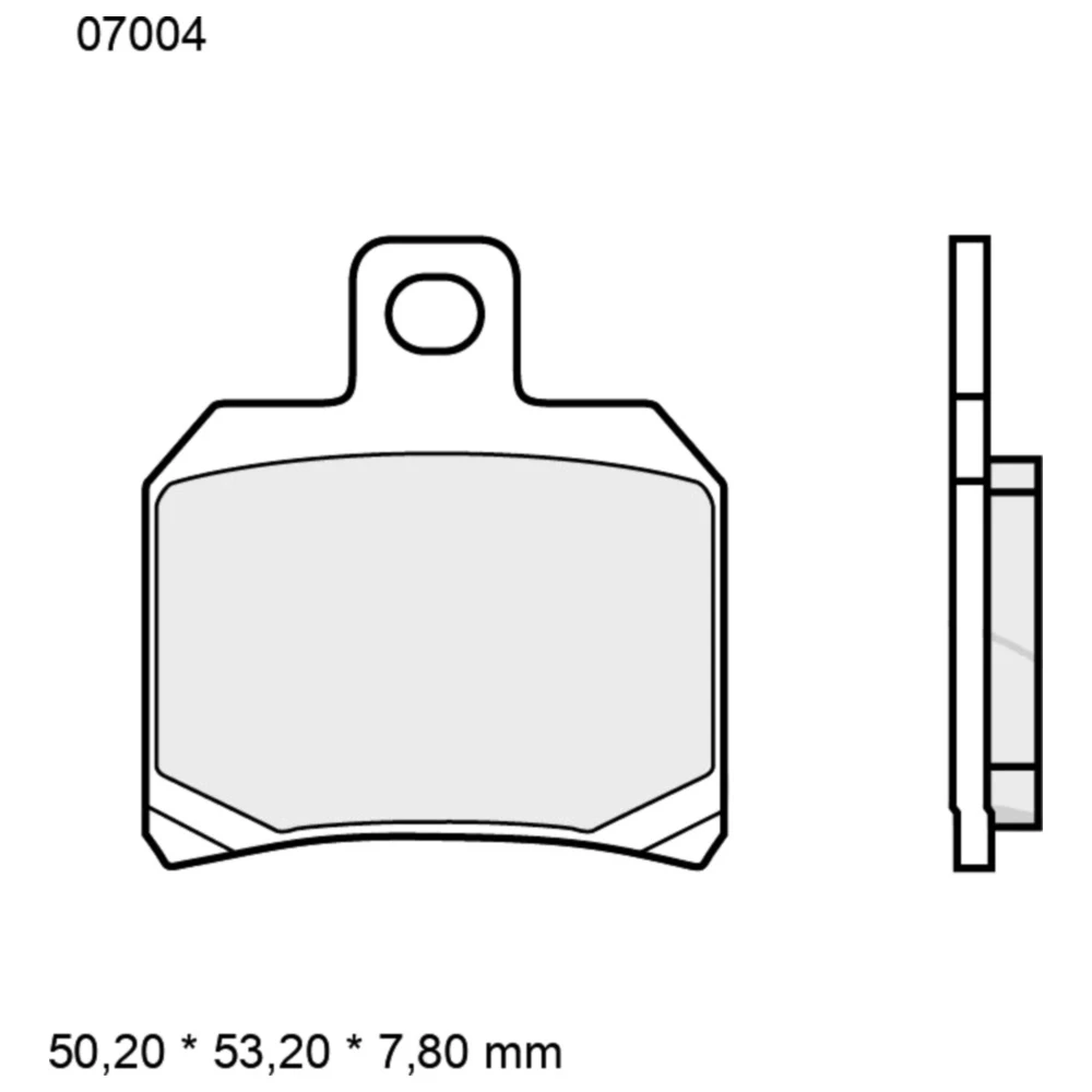 Bremsklotz CC Scooter Brembo Alternative: 7321649 passend für: