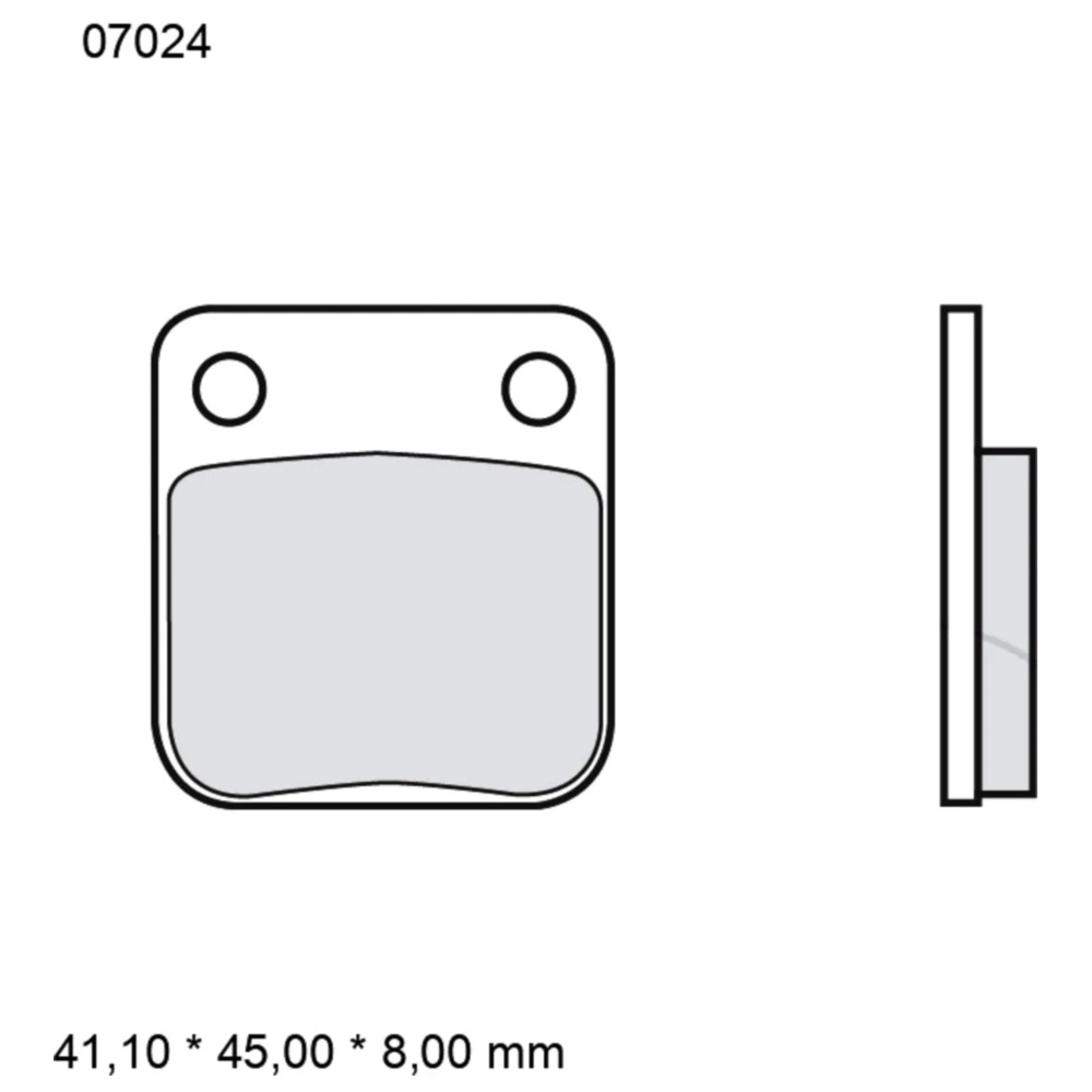 Bremsklotz CC Scooter Brembo Alternative: 7320096 passend für: