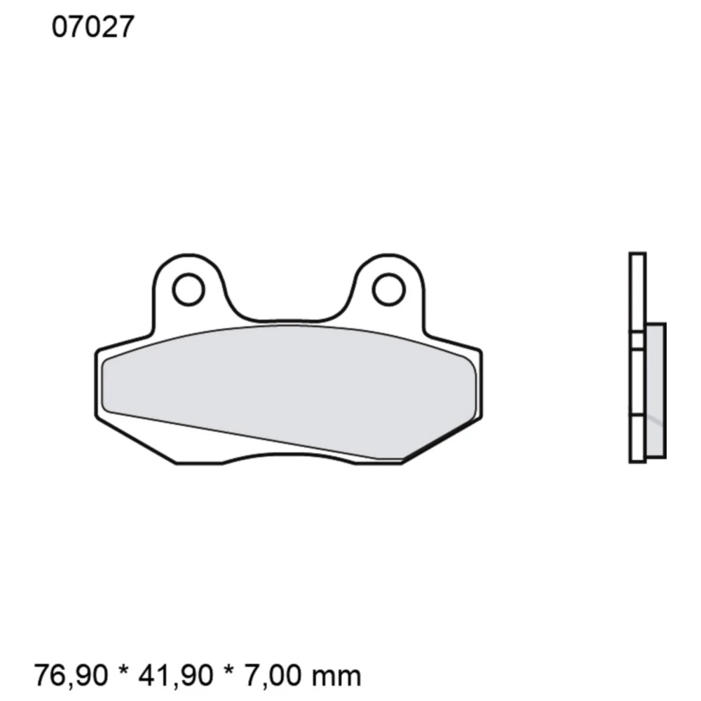 Bremsklotz CC Scooter Brembo Alternative: 7326911 passend für: