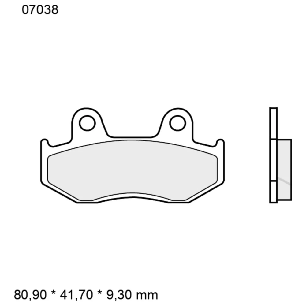 Bremsklotz CC Scooter Brembo Alternative: 7320037 passend für: