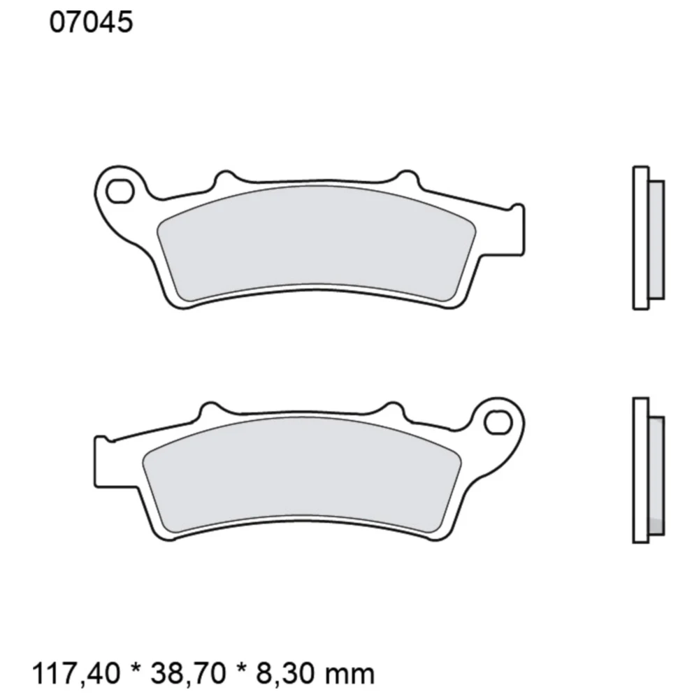 Bremsklotz CC Scooter Brembo Alternative: 7320807 passend für: