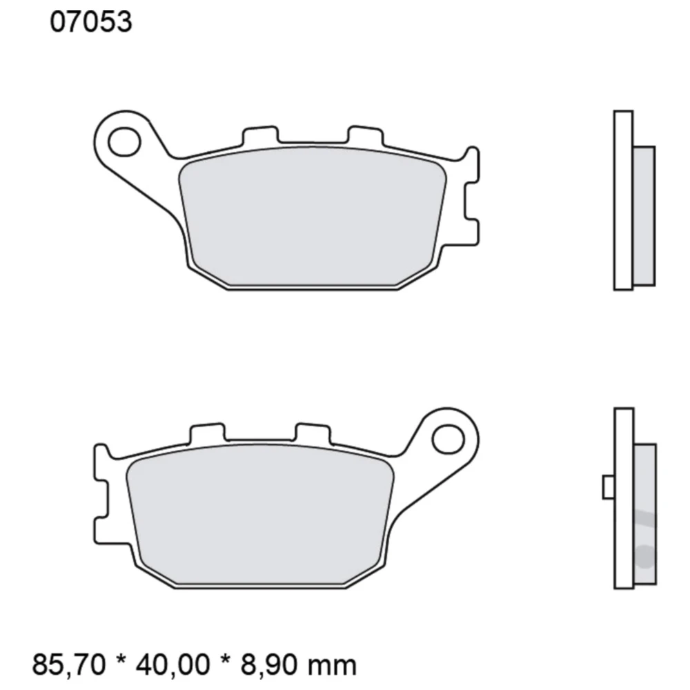 Bremsklotz CC Scooter Brembo Alternative: 7320082 passend für: