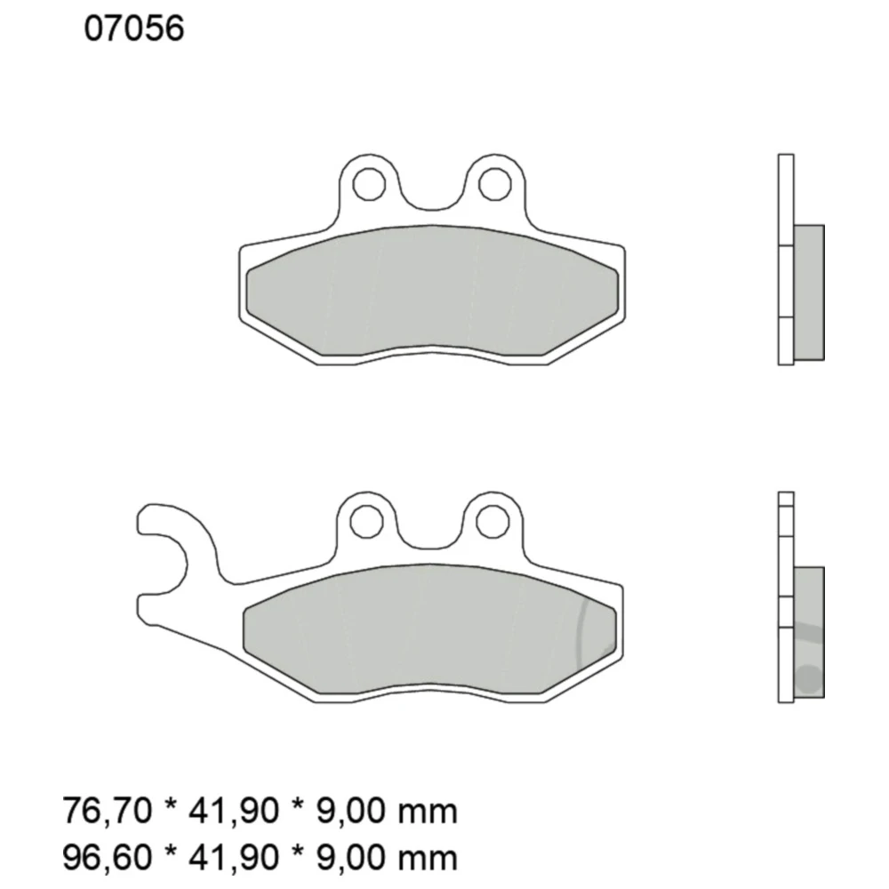 Bremsklotz CC Scooter Brembo Alternative: 7320823 passend für: