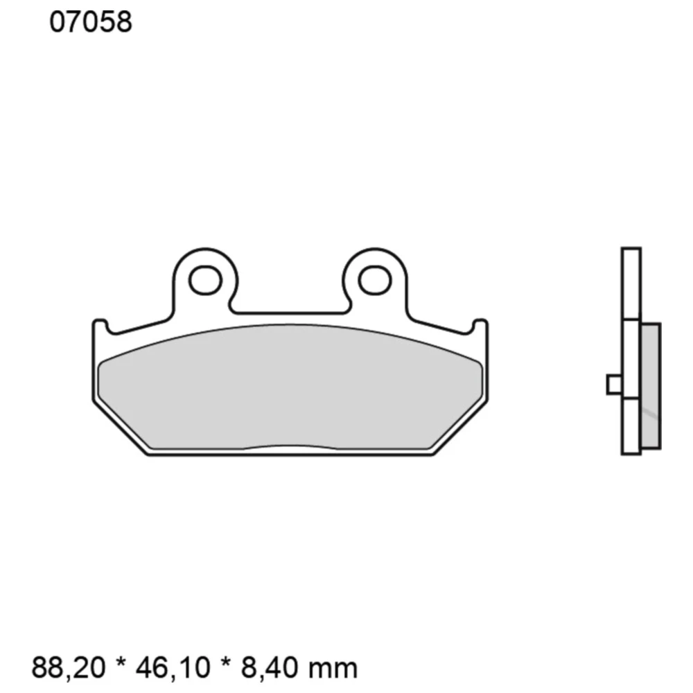 Bremsklotz CC Scooter Brembo Alternative: 7320898 passend für: